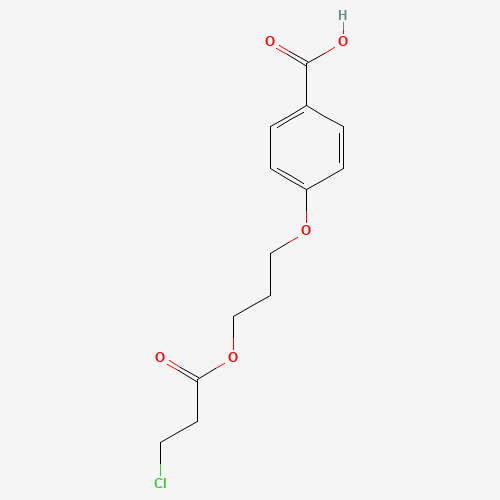 4-[3-(3-chloropropanoyloxy)propoxy]benzoic acid (CAS: 182922-16-3) - Related Chemical Product