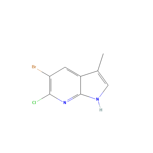 5-bromo-6-chloro-3-methyl-1H-pyrrolo[2,3-b]pyridine (CAS: 1463441-04-4) - Related Chemical Product