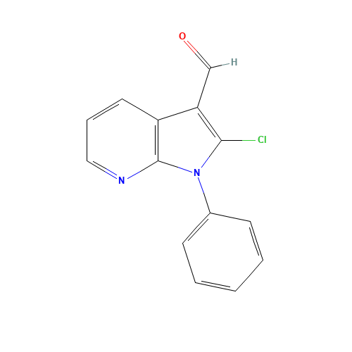 2-chloro-1-phenylpyrrolo[2,3-b]pyridine-3-carbaldehyde (CAS: 847801-39-2) - Related Chemical Product