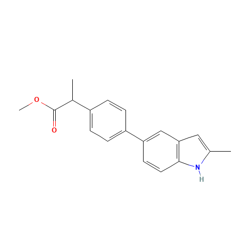 methyl 2-[4-(2-methyl-1H-indol-5-yl)phenyl]propanoate (CAS: 236747-79-8) - Related Chemical Product
