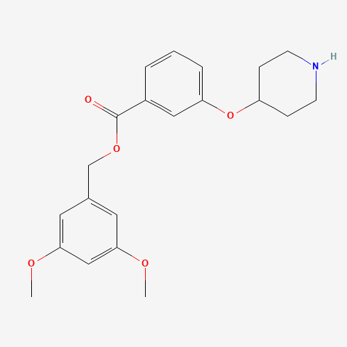 (3,5-dimethoxyphenyl)methyl 3-piperidin-4-yloxybenzoate (CAS: 1443208-35-2) - Related Chemical Product