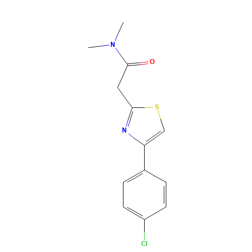 2-[4-(4-chlorophenyl)-1,3-thiazol-2-yl]-N,N-dimethylacetamide (CAS: 679802-69-8) - Related Chemical Product