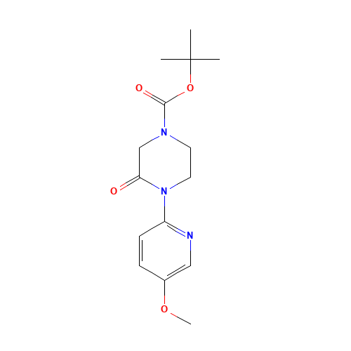 tert-butyl 4-(5-methoxypyridin-2-yl)-3-oxopiperazine-1-carboxylate (CAS: 1284249-93-9) - Related Chemical Product