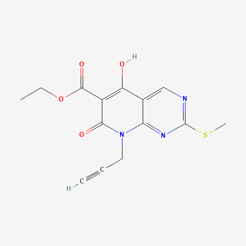 ethyl 5-hydroxy-2-methylsulfanyl-7-oxo-8-prop-2-ynylpyrido[2,3-d]pyrimidine-6-carboxylate (CAS: 1253791-05-7) - Related Chemical Product
