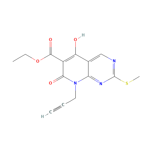 ethyl 5-hydroxy-2-methylsulfanyl-7-oxo-8-prop-2-ynylpyrido[2,3-d]pyrimidine-6-carboxylate (CAS: 1253791-05-7) - Related Chemical Product