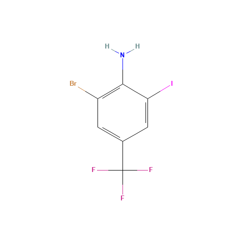 2-bromo-6-iodo-4-(trifluoromethyl)aniline (CAS: 875306-20-0) - Related Chemical Product