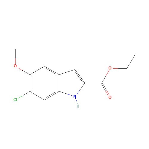 ethyl 6-chloro-5-methoxy-1H-indole-2-carboxylate (CAS: 53995-79-2) - Related Chemical Product