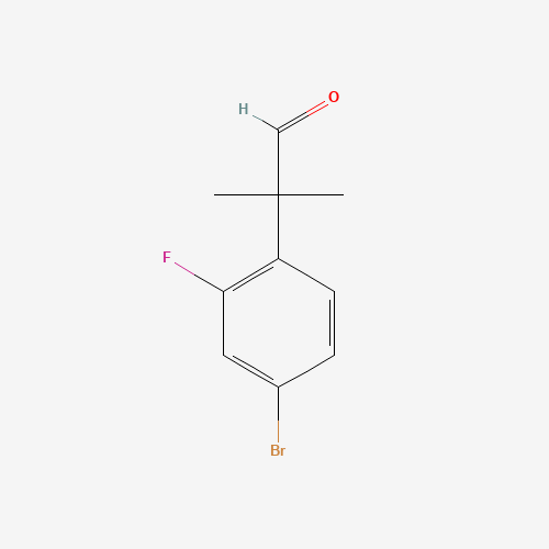 2-(4-bromo-2-fluorophenyl)-2-methylpropanal (CAS: 749929-44-0) - Related Chemical Product