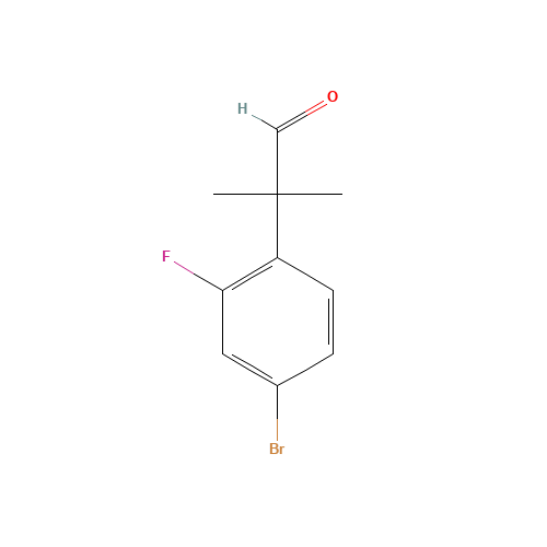 2-(4-bromo-2-fluorophenyl)-2-methylpropanal (CAS: 749929-44-0) - Related Chemical Product
