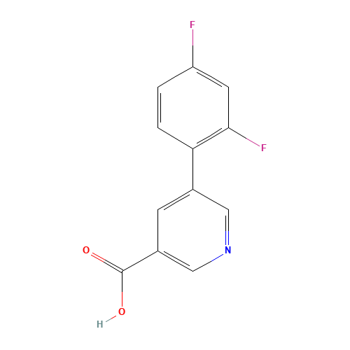 5-(2,4-difluorophenyl)pyridine-3-carboxylic acid (CAS: 887973-46-8) - Related Chemical Product