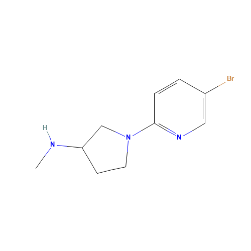 1-(5-bromopyridin-2-yl)-N-methylpyrrolidin-3-amine (CAS: 868662-31-1) - Related Chemical Product