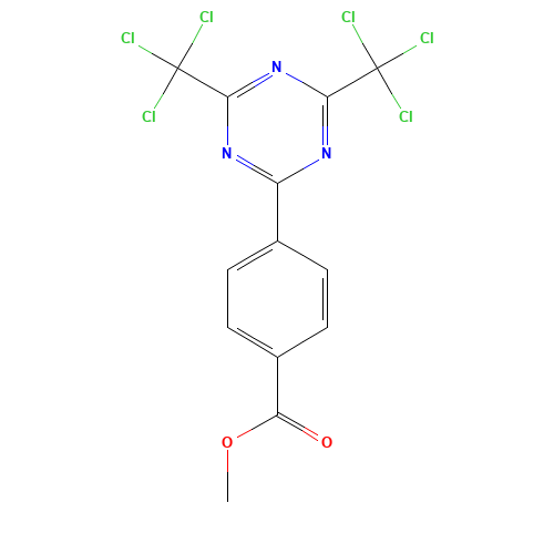 methyl 4-[4,6-bis(trichloromethyl)-1,3,5-triazin-2-yl]benzoate (CAS: 125775-49-7) - Related Chemical Product