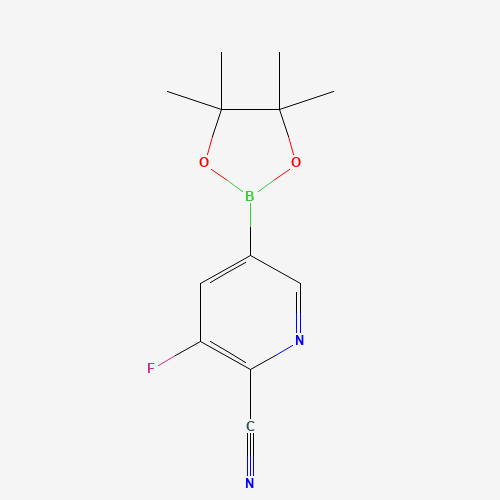 3-fluoro-5-(4,4,5,5-tetramethyl-1,3,2-dioxaborolan-2-yl)pyridine-2-carbonitrile (CAS: 1356066-65-3) - Related Chemical Product