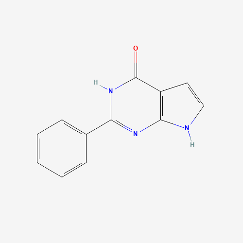 2-phenyl-1,7-dihydropyrrolo[2,3-d]pyrimidin-4-one (CAS: 91493-94-6) - Related Chemical Product