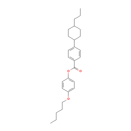 (4-pentoxyphenyl) 4-(4-propylcyclohexyl)benzoate (CAS: 145861-33-2) - Related Chemical Product