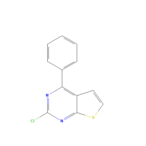 2-chloro-4-phenylthieno[2,3-d]pyrimidine (CAS: 56844-18-9) - Related Chemical Product