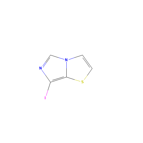 7-iodoimidazo[5,1-b][1,3]thiazole (CAS: 208722-53-6) - Chemical Structure and Molecular Formula 