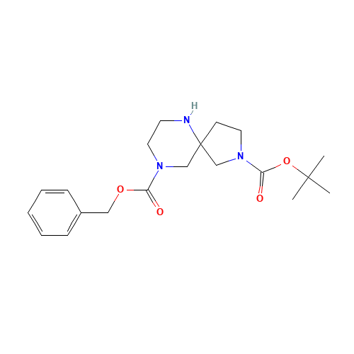 9-O-benzyl 2-O-tert-butyl 2,6,9-triazaspiro[4.5]decane-2,9-dicarboxylate (CAS: 1160247-08-4) - Related Chemical Product