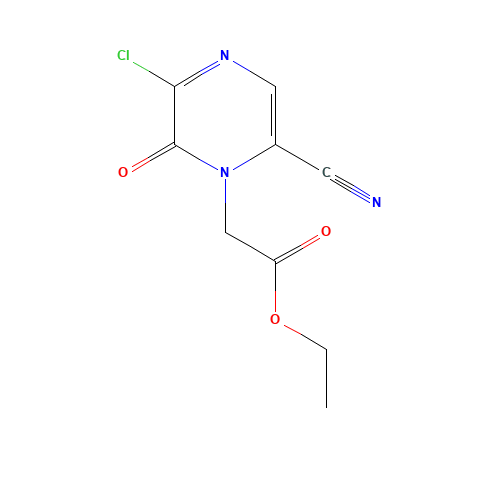 ethyl 2-(3-chloro-6-cyano-2-oxopyrazin-1-yl)acetate (CAS: 312904-96-4) - Related Chemical Product