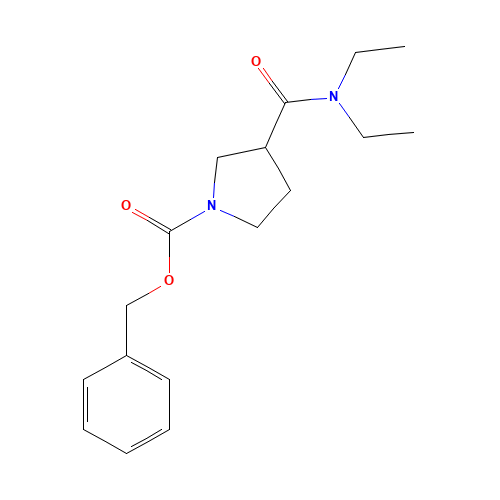 benzyl 3-(diethylcarbamoyl)pyrrolidine-1-carboxylate (CAS: 1428901-24-9) - Related Chemical Product