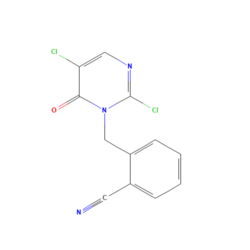 2-[(2,5-dichloro-6-oxopyrimidin-1-yl)methyl]benzonitrile (CAS: 844843-56-7) - Related Chemical Product