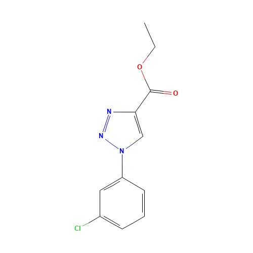ethyl 1-(3-chlorophenyl)triazole-4-carboxylate (CAS: 950271-98-4) - Related Chemical Product