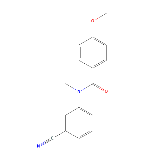 N-(3-cyanophenyl)-4-methoxy-N-methylbenzamide (CAS: 1240480-92-5) - Related Chemical Product