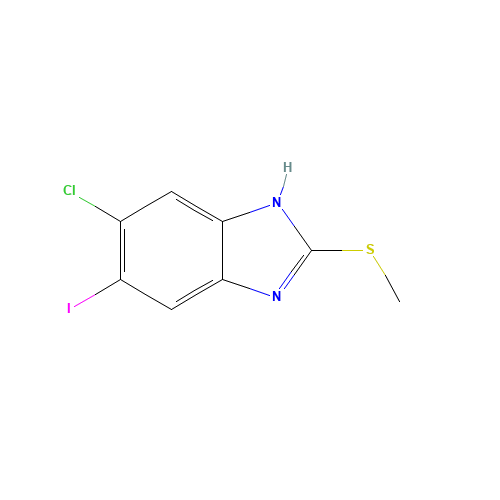 6-chloro-5-iodo-2-methylsulfanyl-1H-benzimidazole (CAS: 1219741-22-6) - Related Chemical Product