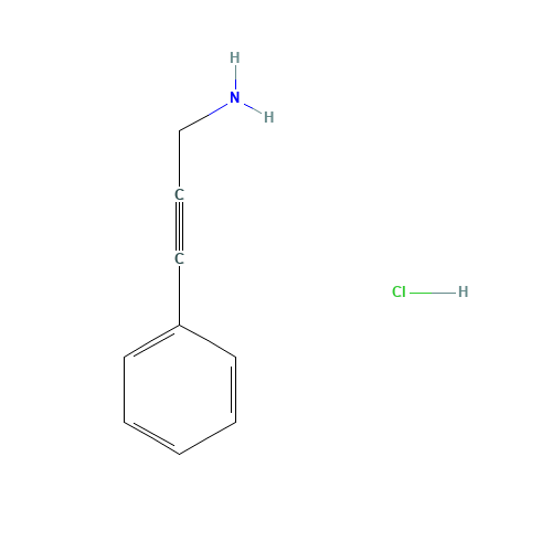 3-phenylprop-2-yn-1-amine;hydrochloride (CAS: 30011-36-0) - Related Chemical Product