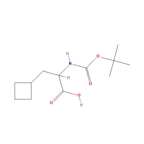 3-cyclobutyl-2-[(2-methylpropan-2-yl)oxycarbonylamino]propanoic acid (CAS: 565456-75-9) - Related Chemical Product