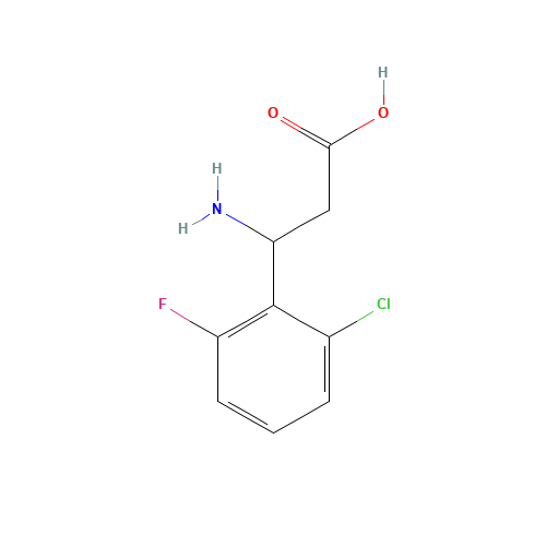 3-amino-3-(2-chloro-6-fluorophenyl)propanoic acid (CAS: 682803-80-1) - Related Chemical Product