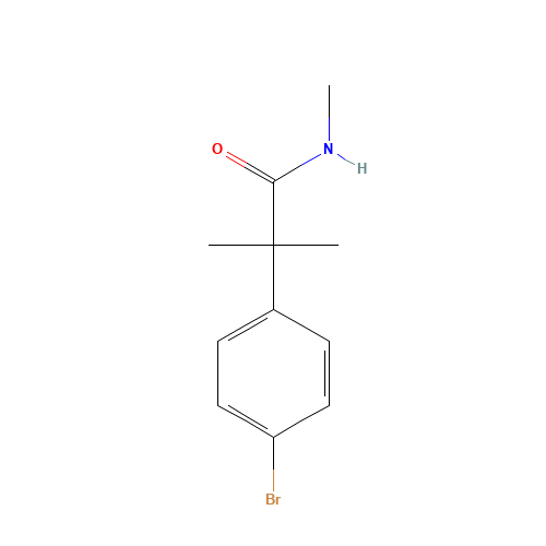 2-(4-bromophenyl)-N,2-dimethylpropanamide (CAS: 749928-27-6) - Related Chemical Product
