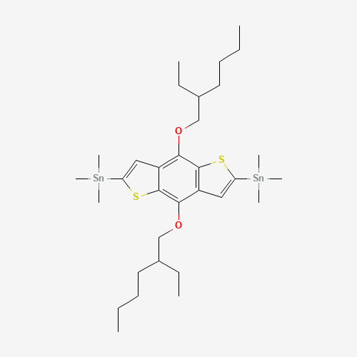 [4,8-bis(2-ethylhexoxy)-2-trimethylstannylthieno[2,3-f][1]benzothiol-6-yl]-trimethylstannane (CAS: 1160823-78-8) - Related Chemical Product