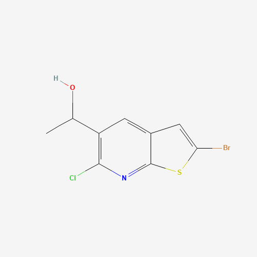 1-(2-bromo-6-chlorothieno[2,3-b]pyridin-5-yl)ethanol (CAS: 1353894-23-1) - Related Chemical Product