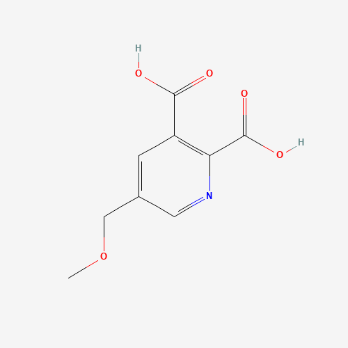 5-(methoxymethyl)pyridine-2,3-dicarboxylic acid (CAS: 143382-03-0) - Chemical Structure and Molecular Formula 