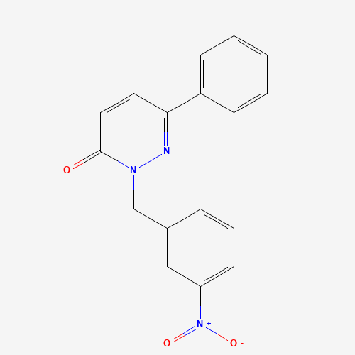 2-[(3-nitrophenyl)methyl]-6-phenylpyridazin-3-one (CAS: 923100-62-3) - Related Chemical Product