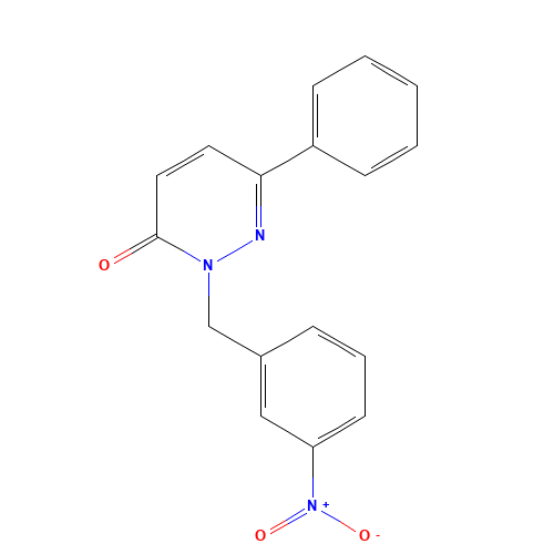 2-[(3-nitrophenyl)methyl]-6-phenylpyridazin-3-one (CAS: 923100-62-3) - Related Chemical Product