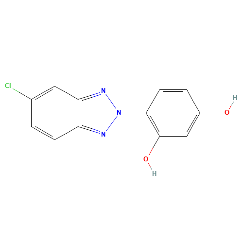 4-(5-chlorobenzotriazol-2-yl)benzene-1,3-diol (CAS: 57567-95-0) - Related Chemical Product