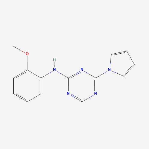N-(2-methoxyphenyl)-4-pyrrol-1-yl-1,3,5-triazin-2-amine (CAS: 333728-02-2) - Related Chemical Product