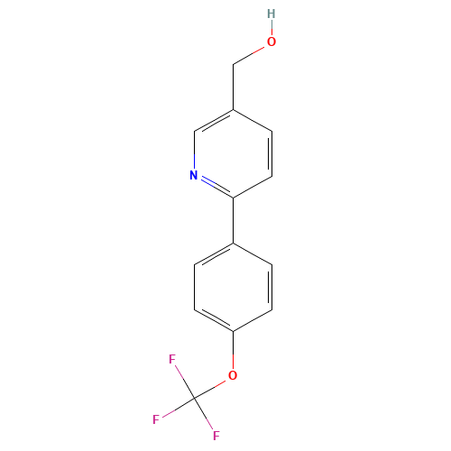 [6-[4-(trifluoromethoxy)phenyl]pyridin-3-yl]methanol (CAS: 851069-96-0) - Related Chemical Product