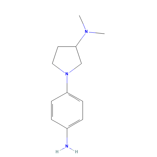 1-(4-aminophenyl)-N,N-dimethylpyrrolidin-3-amine (CAS: 686709-51-3) - Related Chemical Product