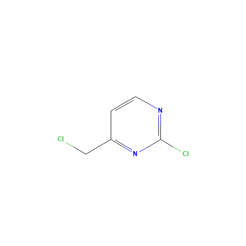 2-chloro-4-(chloromethyl)pyrimidine (CAS: 944902-31-2) - Chemical Structure and Molecular Formula 