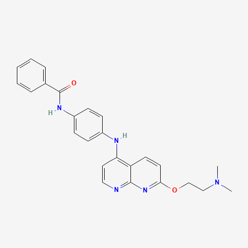 N-[4-[[7-[2-(dimethylamino)ethoxy]-1,8-naphthyridin-4-yl]amino]phenyl]benzamide (CAS: 1203509-97-0) - Related Chemical Product