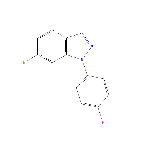 6-bromo-1-(4-fluorophenyl)indazole (CAS: 1426845-58-0) - Related Chemical Product