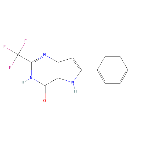 6-phenyl-2-(trifluoromethyl)-1,5-dihydropyrrolo[3,2-d]pyrimidin-4-one (CAS: 237435-53-9) - Related Chemical Product