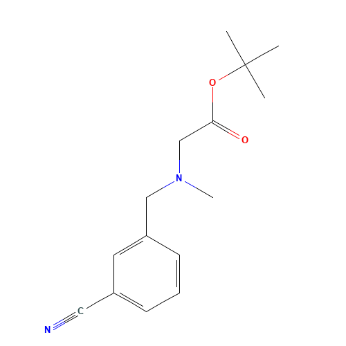 tert-butyl 2-[(3-cyanophenyl)methyl-methylamino]acetate (CAS: 1141474-22-7) - Related Chemical Product