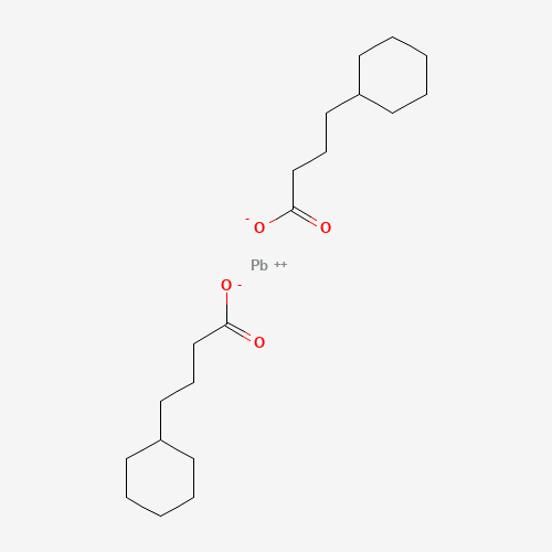4-cyclohexylbutanoate;lead(2+) (CAS: 62637-99-4) - Chemical Structure and Molecular Formula 