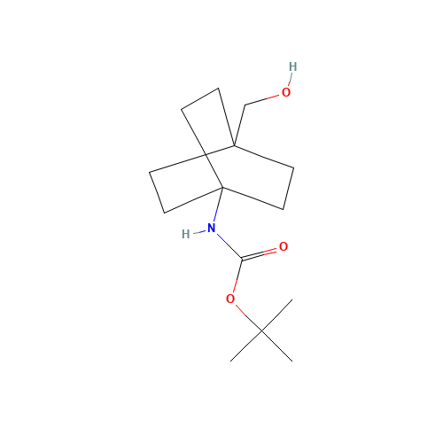 tert-butyl N-[1-(hydroxymethyl)-4-bicyclo[2.2.2]octanyl]carbamate (CAS: 1333384-43-2) - Related Chemical Product