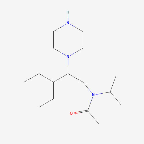 N-(3-ethyl-2-piperazin-1-ylpentyl)-N-propan-2-ylacetamide (CAS: 1385051-07-9) - Related Chemical Product