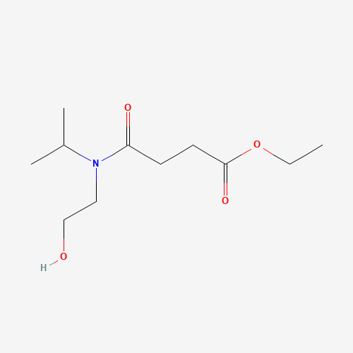 ethyl 4-[2-hydroxyethyl(propan-2-yl)amino]-4-oxobutanoate (CAS: 1157042-17-5) - Related Chemical Product